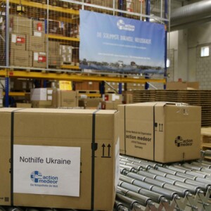 Juzo unterstützt Ukraine Hilfspakete