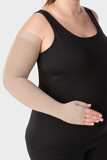 6th product image sleeve with hand section Juzo Classic Seamless sleeve with hand section