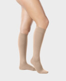 Juzo Intenso below-knee stockings with closed toes, in Almond Juzo Intenso below-knee stockings with closed toes, in Almond