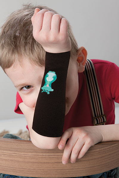 Kinderconcept litteken met nieuwe strijkplaatjes